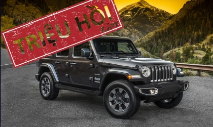 Triệu hồi Jeep Wrangler do lỗi rò rỉ nhiên liệu